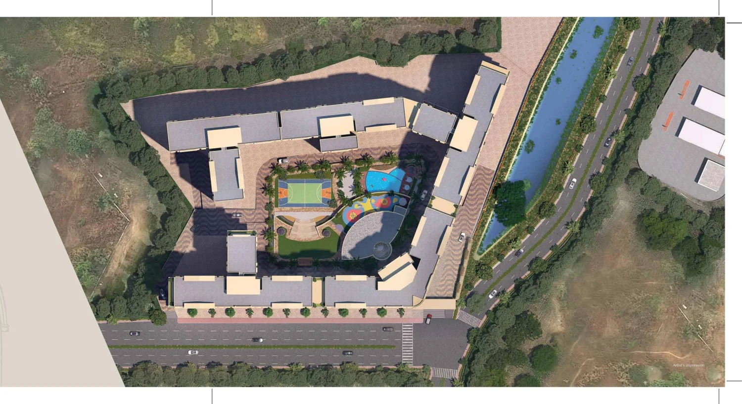 Master layout of the Balaji Classica township